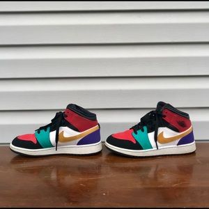 Air Jordan 1 Mid Multi-Color